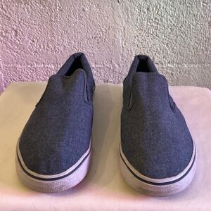 Used Crēvo Slip-on Canvas Denim Sneakers